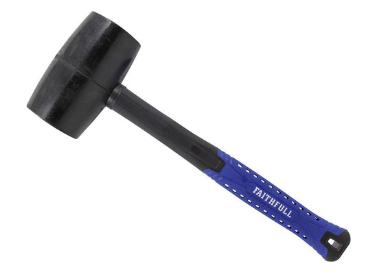 Faithfull Black Fibreglass Mallet 32oz Handle 295mm Face 65 x 125mm FAIRMBF32