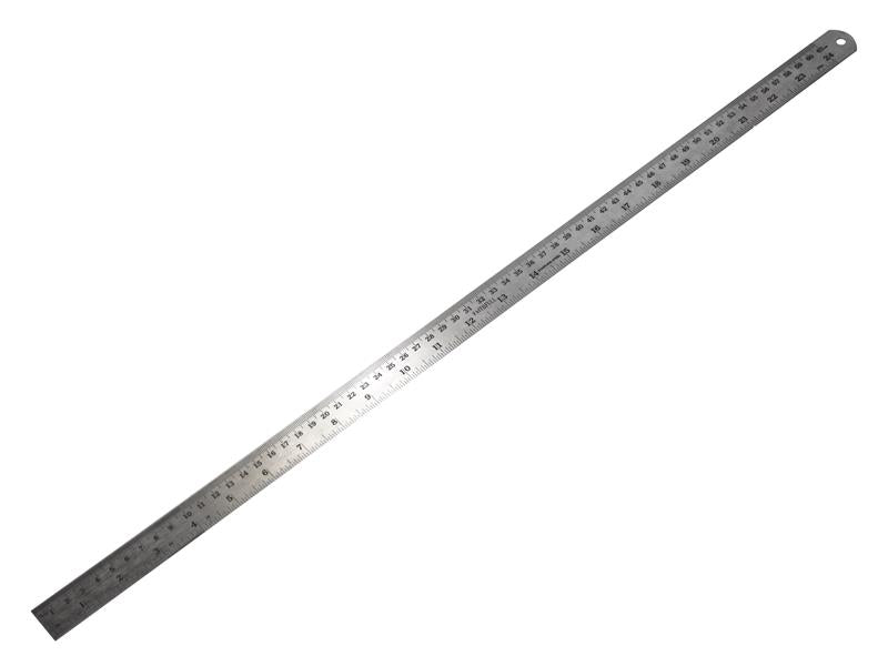Faithfull Steel Rule 600mm / 24in x 25mm FAIRULE600SS