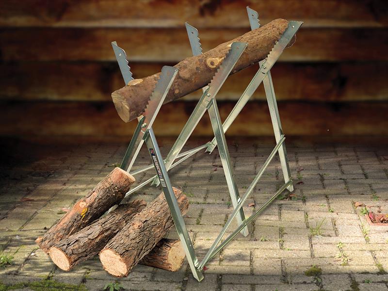 Faithfull Sawhorse Folding Trestle Galvanised FAISAWHORSE