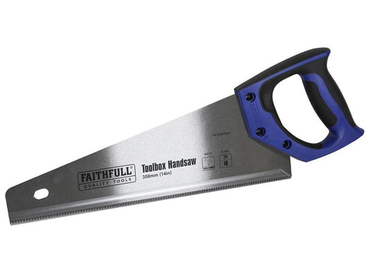 Faithfull Toolbox Hardpoint Handsaw 350mm (14in) 16 TPI FAISAWTB14
