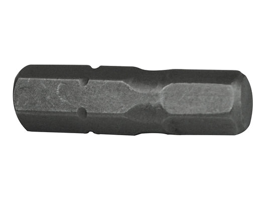 Faithfull Hex S2 Grade Steel Screwdriver Bits 8 x 25mm (Pack 3) FAISBH825