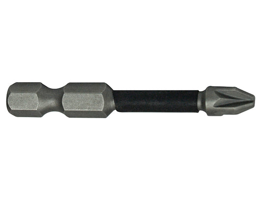 Faithfull Pozi Impact Screwdriver Bits PZ3 x 50mm (Pack 3) FAISBPZ350IM