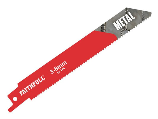 Faithfull S922BF Sabre Saw Blade Metal 150mm 14 TPI (Pack of 5) FAISBS922BF