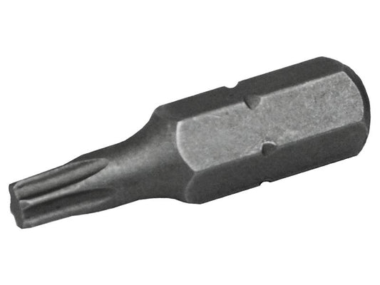 Faithfull Torx S2 Grade Steel Screwdriver Bits TX10 x 25mm (Pack 3) FAISBT1025