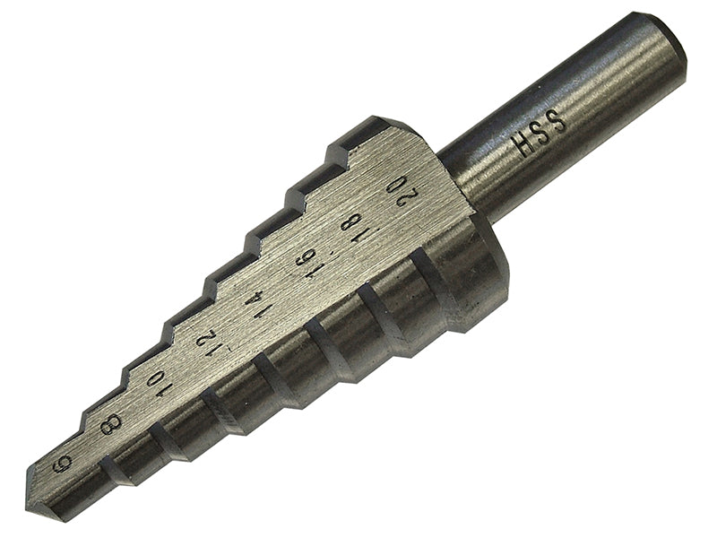 Faithfull HSS Step Drill Bit 6-20mm FAISD620