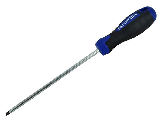 Faithfull Soft Grip Screwdriver Parallel Slotted Tip 5.5 x 150mm FAISDP150