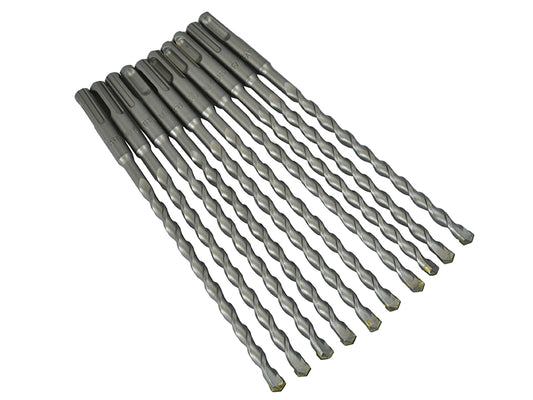 Faithfull SDS Plus Drill Bit 8mm OL: 210mm WL: 150mm Bulk 10 FAISDS8210B