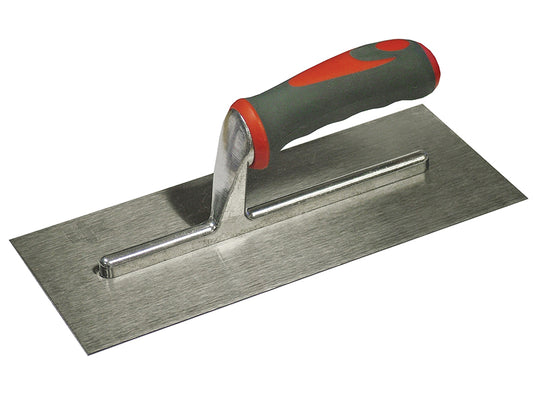 Faithfull Plasterer's Finishing Trowel Stainless Steel Soft Grip Handle 11 x 4.3/4in FAISGTP11SS