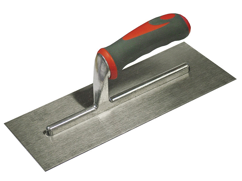 Faithfull Plasterer's Finishing Trowel Stainless Steel Soft Grip Handle 13 x 5in FAISGTP13SS