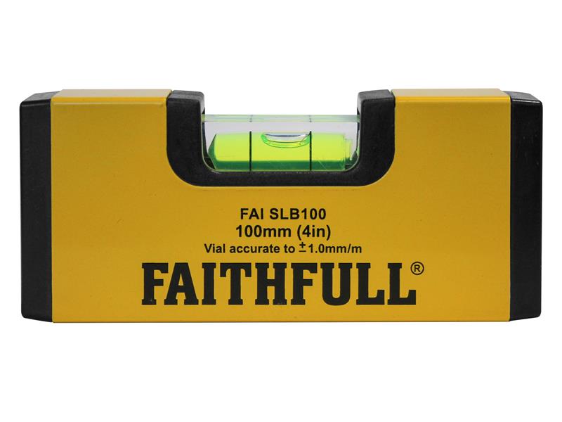 Faithfull Magnetic Mini Level 100mm FAISLB100