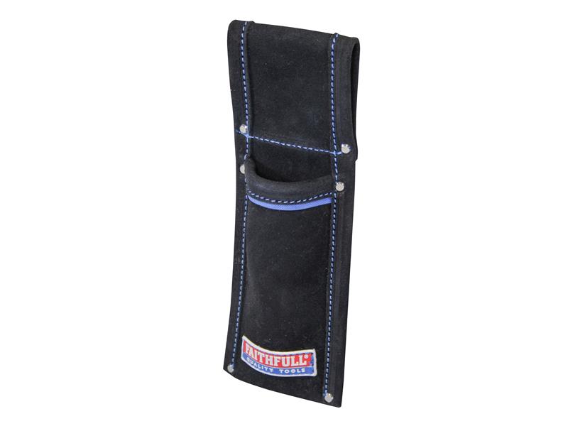 Faithfull Scaffold Level Holder Belt Fitting Leather 270 x 90mm FAISLHB
