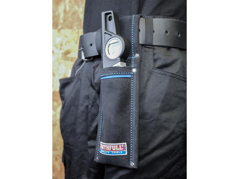 Faithfull Scaffold Level Holder Belt Fitting Leather 270 x 90mm FAISLHB