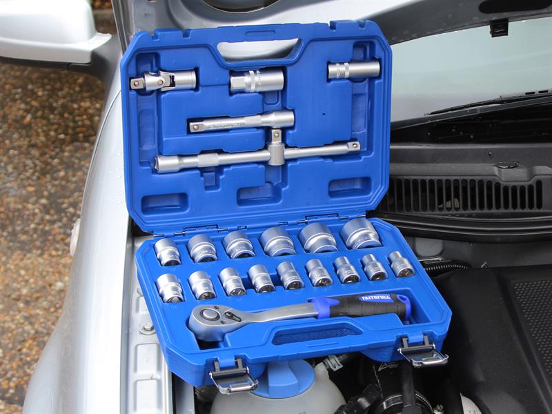 Faithfull 1/2in Drive Socket Set, 22 Piece FAISOC1222MN
