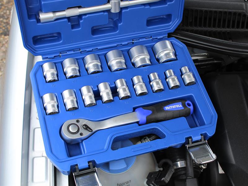 Faithfull 1/2in Drive Socket Set, 22 Piece FAISOC1222MN