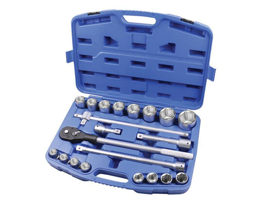 Faithfull 3/4in Drive Socket Set, 21 Piece FAISOC3421M