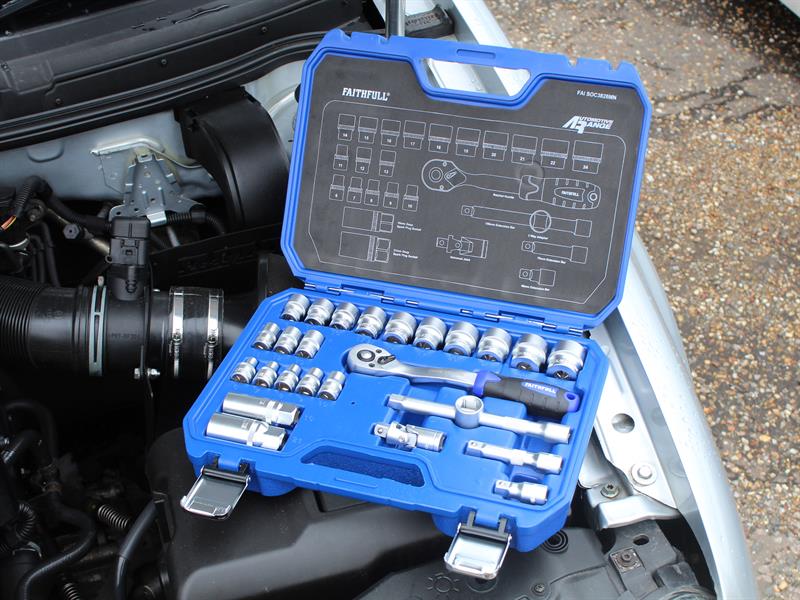 Faithfull 3/8in Drive Socket Set, 26 Piece FAISOC3826MN