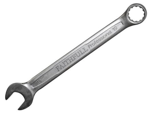 Faithfull Combination Spanner CV Satin Finish 19mm FAISPAC19