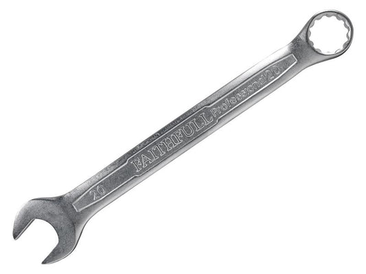 Faithfull Combination Spanner CV Satin Finish 20mm FAISPAC20