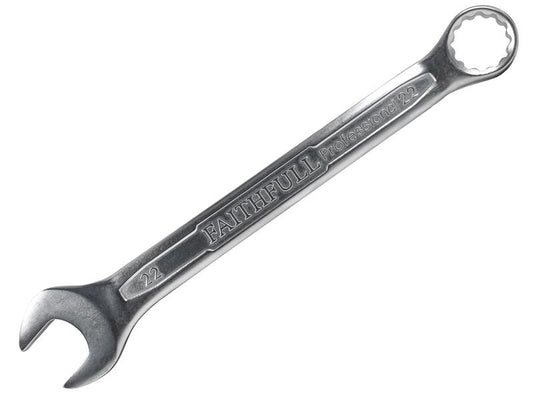 Faithfull Combination Spanner CV Satin Finish 22mm FAISPAC22
