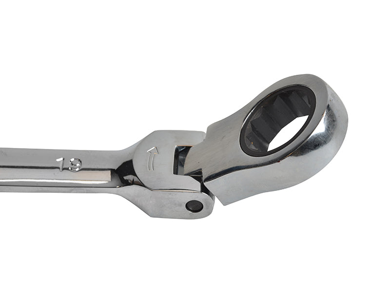 Faithfull Ratchet Combination Spanner Flex Head CV 15mm FAISPARAT15