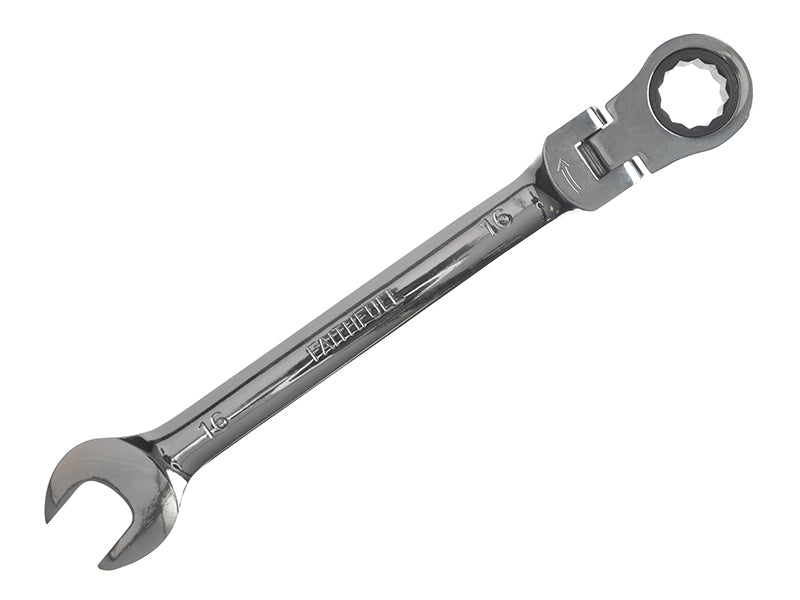 Faithfull Ratchet Combination Spanner Flex Head CV 16mm FAISPARAT16