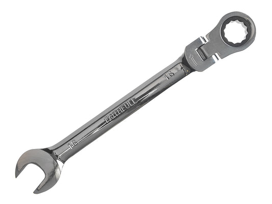 Faithfull Ratchet Combination Spanner Flex Head CV 16mm FAISPARAT16