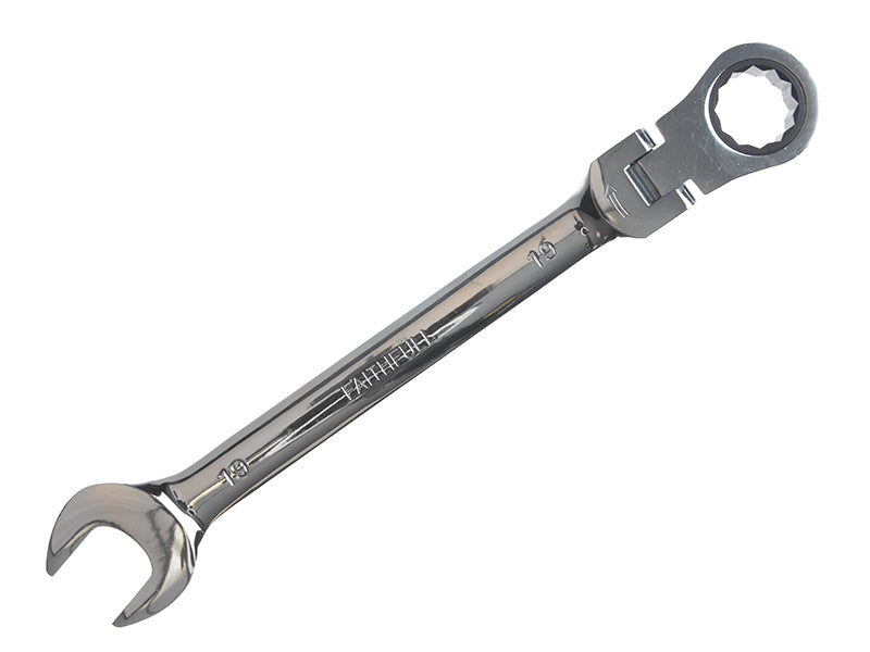 Faithfull Ratchet Combination Spanner Flex Head CV 22mm FAISPARAT22
