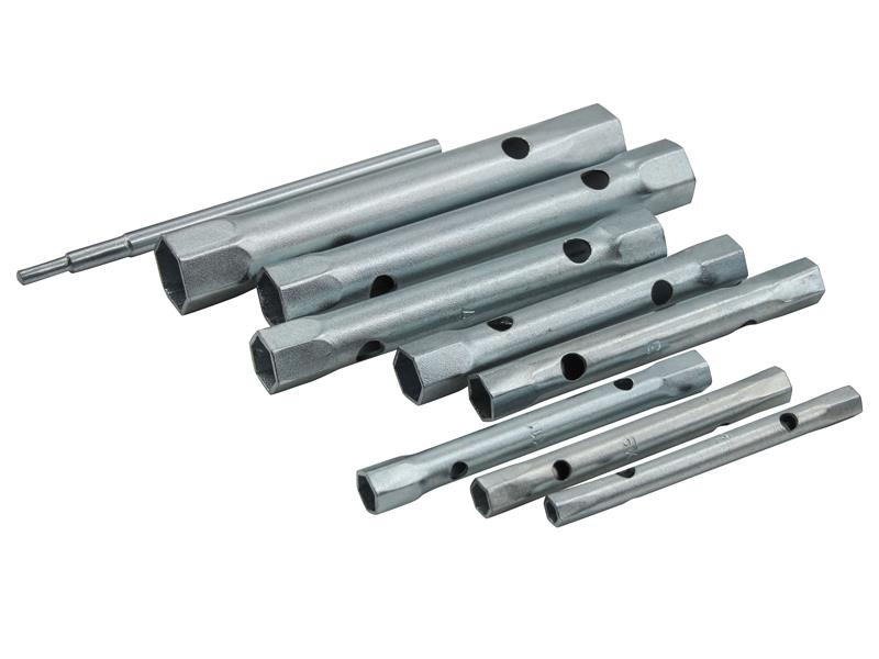 Faithfull Box Spanner Set 8 Piece Metric Double Ended 6 to 22mm FAISPBOXSET8