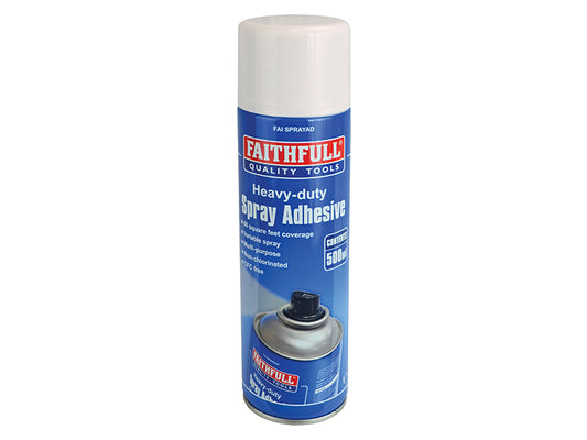 Faithfull Spray Adhesive Non-Chlorinated 500ml FAISPRAYAD