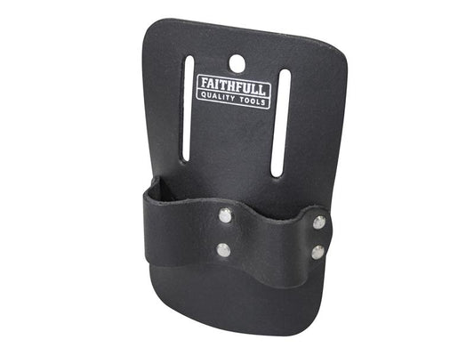 Faithfull Double Scaffold Spanner Holder Belt Fitting Leather FAISSHDB