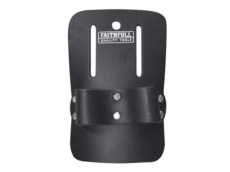Faithfull Double Scaffold Spanner Holder Belt Fitting Leather FAISSHDB