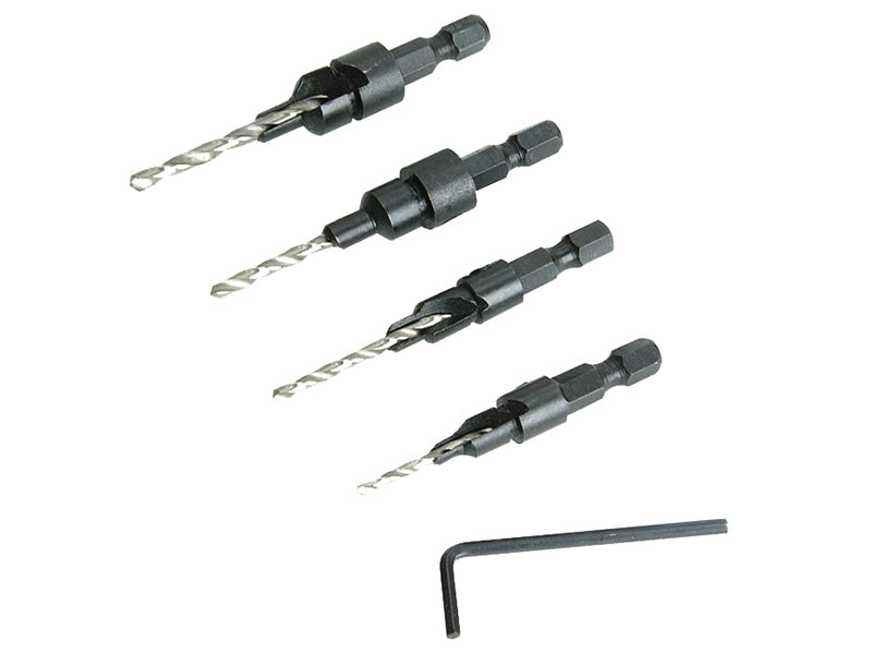 Faithfull Screwsink Set, 4 Piece FAISSINKS4