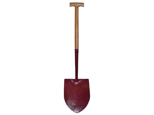 Faithfull Solid Socket Shovel Round No.2 T-Handle FAISSR2T