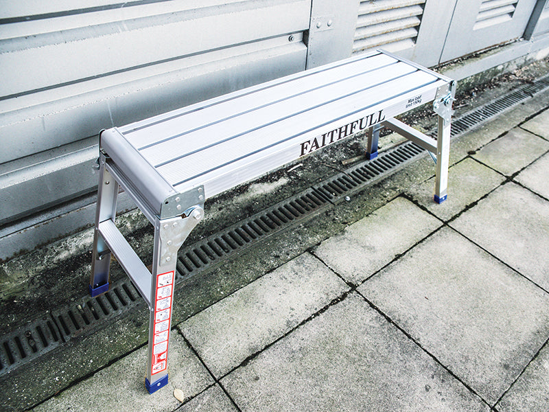 Faithfull Fold Away Step Up Aluminium L100 x H52 x W30cm FAISTEPUP3