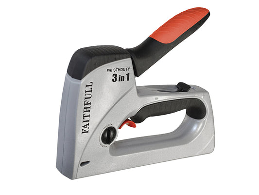 Faithfull Heavy-Duty Triggershot 3-in-1 Tacker/Nailer FAISTHDUTY