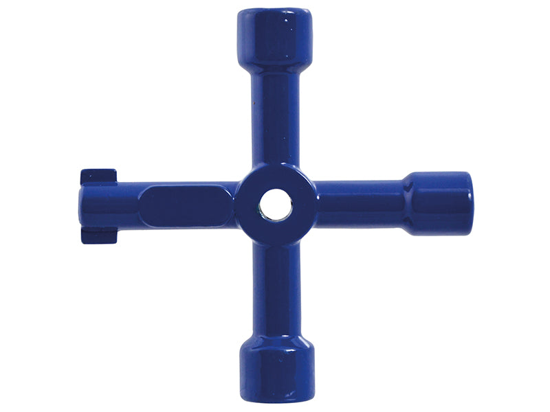 Faithfull 4-Way Services Utility Meter Key FAISUKEY