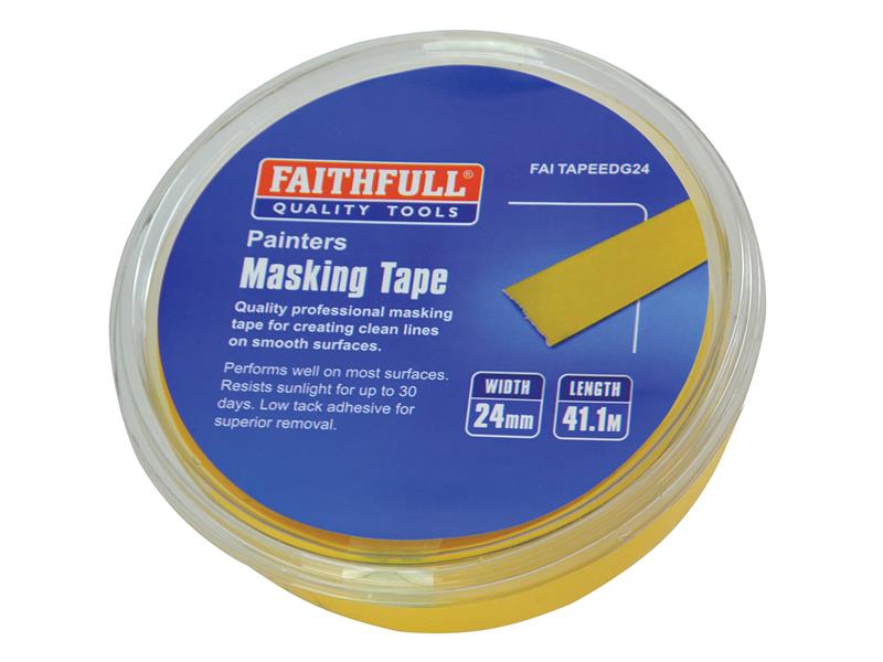 Faithfull Edge Masking Tape 24mm x 41.1m FAITAPEEDG24