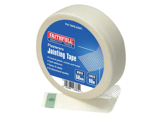 Faithfull PT1-50 Plasterer's Joint Tape 50mm x 90m FAITAPEJOINT