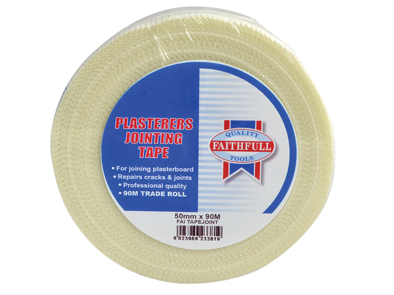 Faithfull PT1-50 Plasterer's Joint Tape 50mm x 90m FAITAPEJOINT