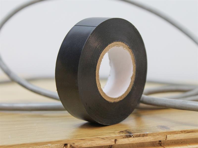 Faithfull PVC Electrical Tape Black 19mm x 20m FAITAPEPVCBK