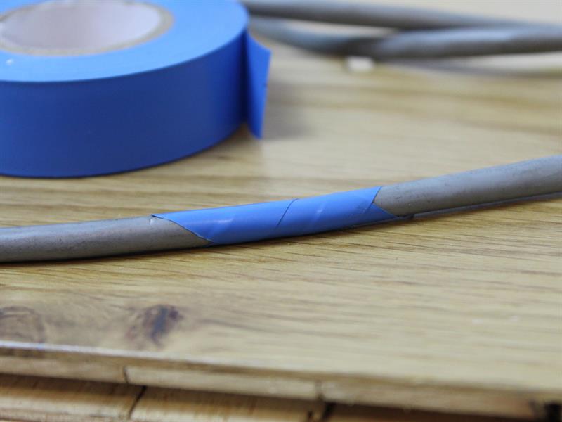 Faithfull PVC Electrical Tape Blue 19mm x 20m FAITAPEPVCBL