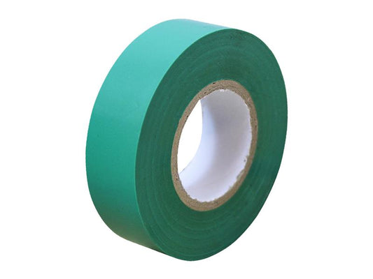 Faithfull PVC Electrical Tape Green 19mm x 20m FAITAPEPVCG