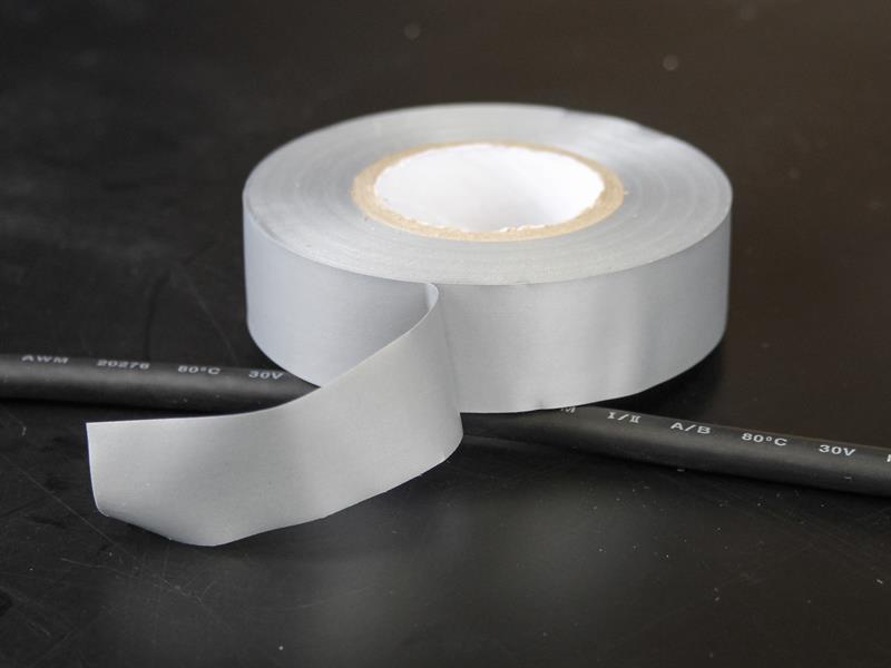Faithfull PVC Electrical Insulating Tape Grey 19mm x 20m FAITAPEPVCGR