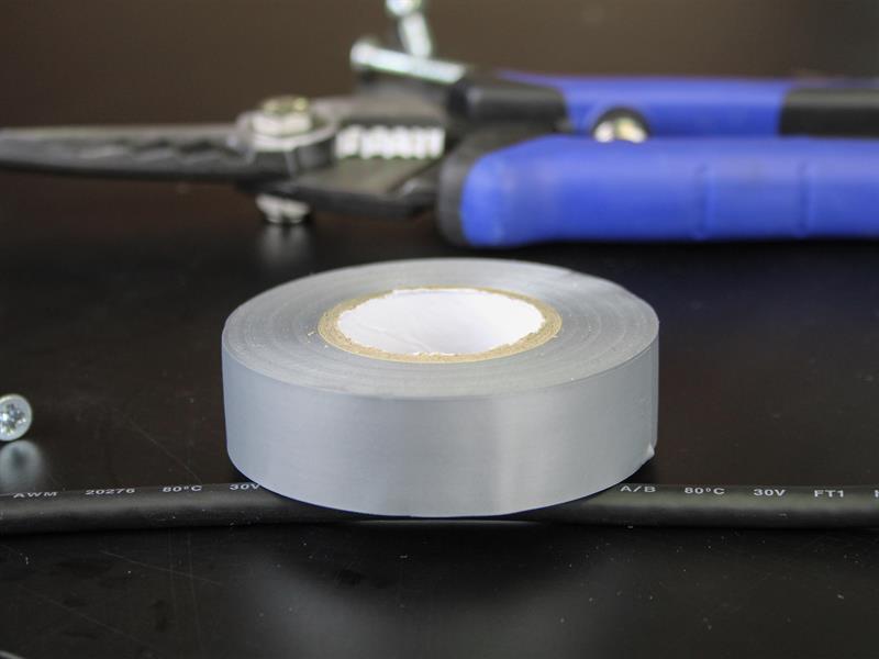 Faithfull PVC Electrical Insulating Tape Grey 19mm x 20m FAITAPEPVCGR