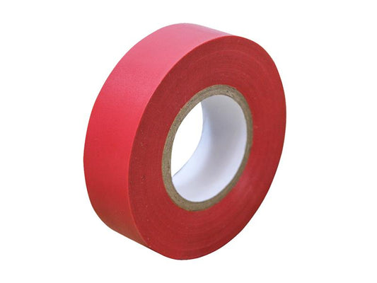 Faithfull PVC Electrical Tape Red 19mm x 20m FAITAPEPVCR