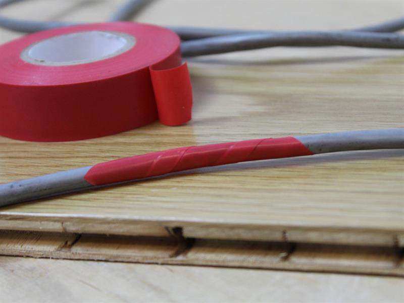 Faithfull PVC Electrical Tape Red 19mm x 20m FAITAPEPVCR