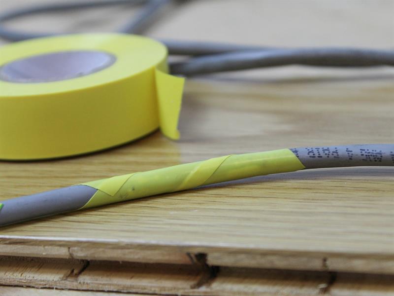 Faithfull PVC Electrical Tape Yellow 19mm x 20m FAITAPEPVCY