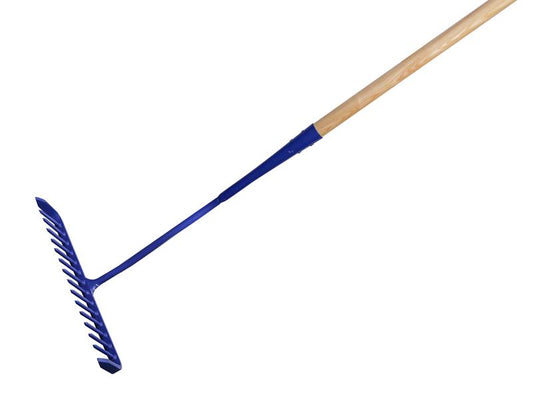 Faithfull Tarmac Rake 16 Round Teeth - Wooden Handled FAITAR