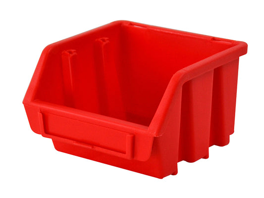 Faithfull Interlocking Storage Bin Size1 Red 116 x 112 x 75mm FAITBBIN1