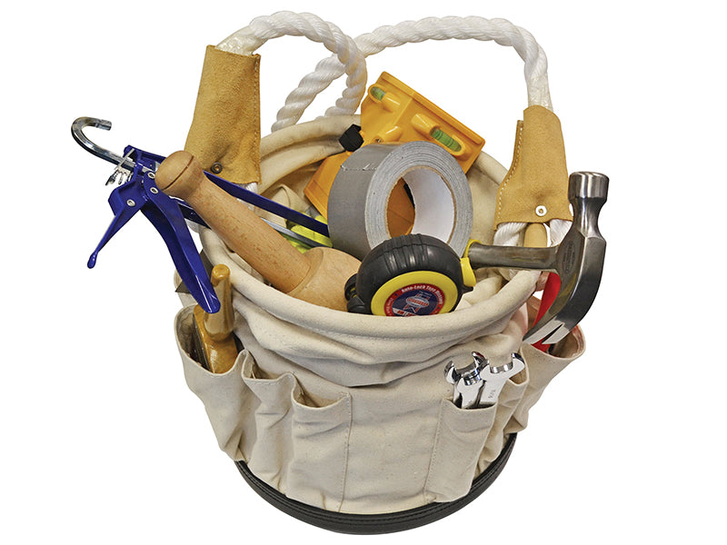 Faithfull Canvas Tool Bucket with Rope Handle FAITBBUCKET